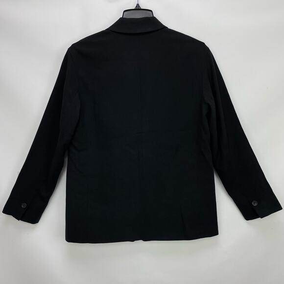 Everlane Womens The Easy Blazer Size 4 Black One Button NWT $128 - Picture 8 of 10